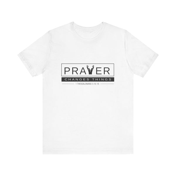 Prayer Changes Things | Hands—Square/Light Fab Tee