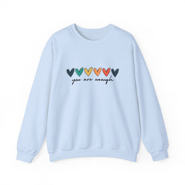 You Are Enough-MultiHearts- Premium Sweatshirt