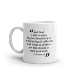 Grace | B&W Ceramic Mug - Affirm The Word Literary