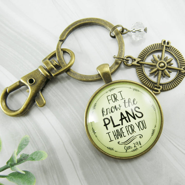 I Know the Plans Keychain - Affirm The Word Literary