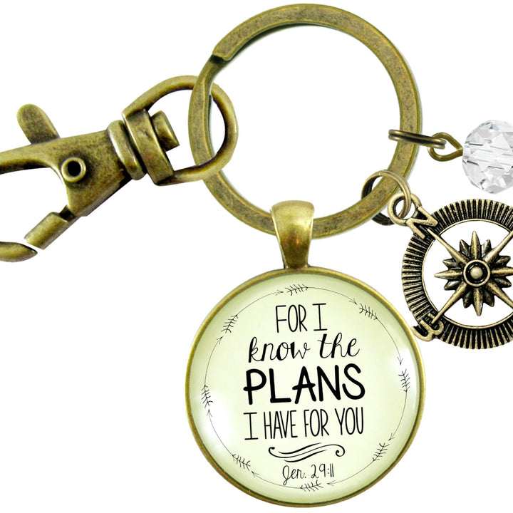 I Know the Plans Keychain - Affirm The Word Literary